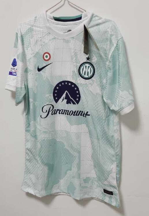 AAA Quality Inter Milan 22/23 Away Paramount Sponsor(Player)